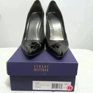 Stuart Weitzman Stiletto Black leather Pumps